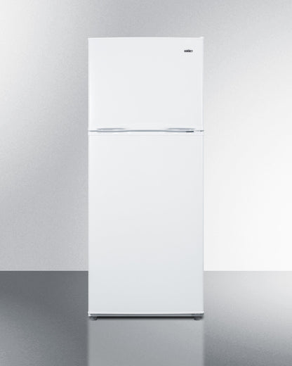 Summit 24" Wide Top Mount Refrigerator-Freezer With Icemaker Front