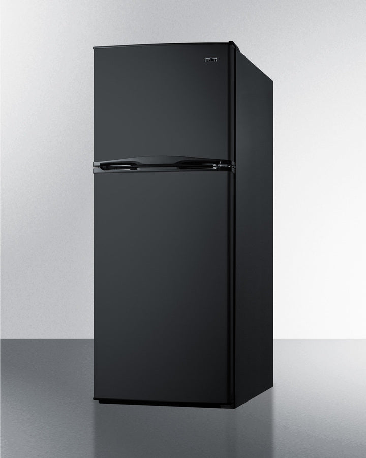 Summit 24" Wide Top Mount Refrigerator-Freezer With Icemaker Angle