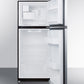 Summit 24" Wide Top Mount Refrigerator-Freezer With Icemaker