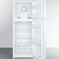 Summit 26" Wide Top Mount Refrigerator-Freezer