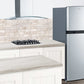 Summit 26" Wide Top Mount Refrigerator-Freezer With Icemaker