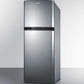 Summit 26" Wide Top Mount Refrigerator-Freezer With Icemaker