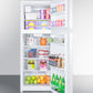 Summit 26" Wide Top Mount Refrigerator-Freezer With Icemaker