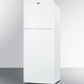 Summit 26" Wide Top Mount Refrigerator-Freezer With Icemaker