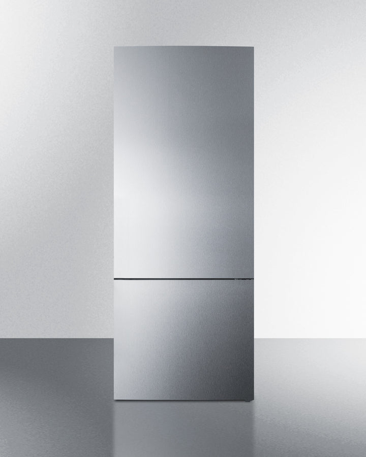 Summit 28" Wide Built-In Bottom Freezer Refrigerator