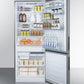 Summit 28" Wide Built-In Bottom Freezer Refrigerator