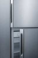 Summit 28" Wide Built-In Bottom Freezer Refrigerator