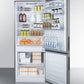 Summit 28" Wide Built-In Bottom Freezer Refrigerator With Icemaker
