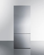 Summit 28" Wide Built-In Bottom Freezer Refrigerator With Icemaker