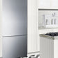 Summit 28" Wide Built-In Bottom Freezer Refrigerator With Icemaker