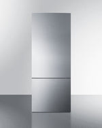 Summit 28" Wide Built-In Bottom Freezer Refrigerator With Icemaker