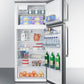 Summit 28" Wide Top Mount Refrigerator-Freezer With Icemaker