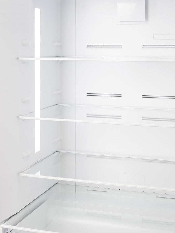 Summit 28" Wide Top Mount Refrigerator-Freezer With Icemaker