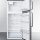 Summit 28" Wide Top Mount Refrigerator-Freezer With Icemaker