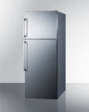Summit 28" Wide Top Mount Refrigerator-Freezer With Icemaker