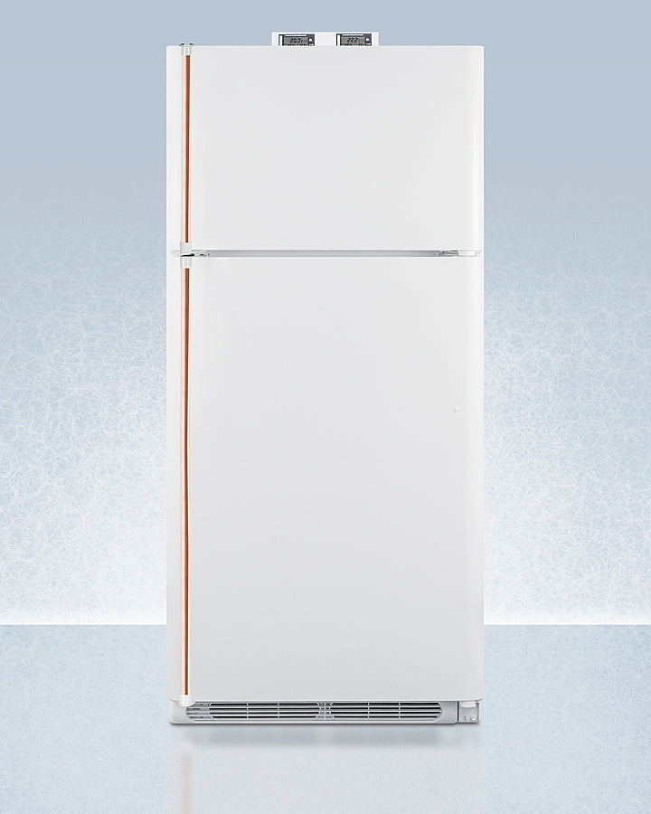 Products Summit 30" Wide Break Room Refrigerator-Freezer with Antimicrobial Pure Copper Handle