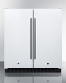 Summit 30" Wide Built-In Refrigerator-Freezer in White Finish