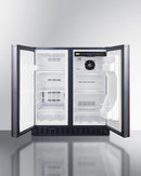 Summit 30" Wide Built-In Refrigerator-Freezer with Integrated Door Frame