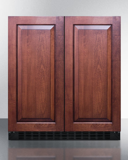 Summit 30" Wide Built-In Refrigerator-Freezer with Integrated Door Frame