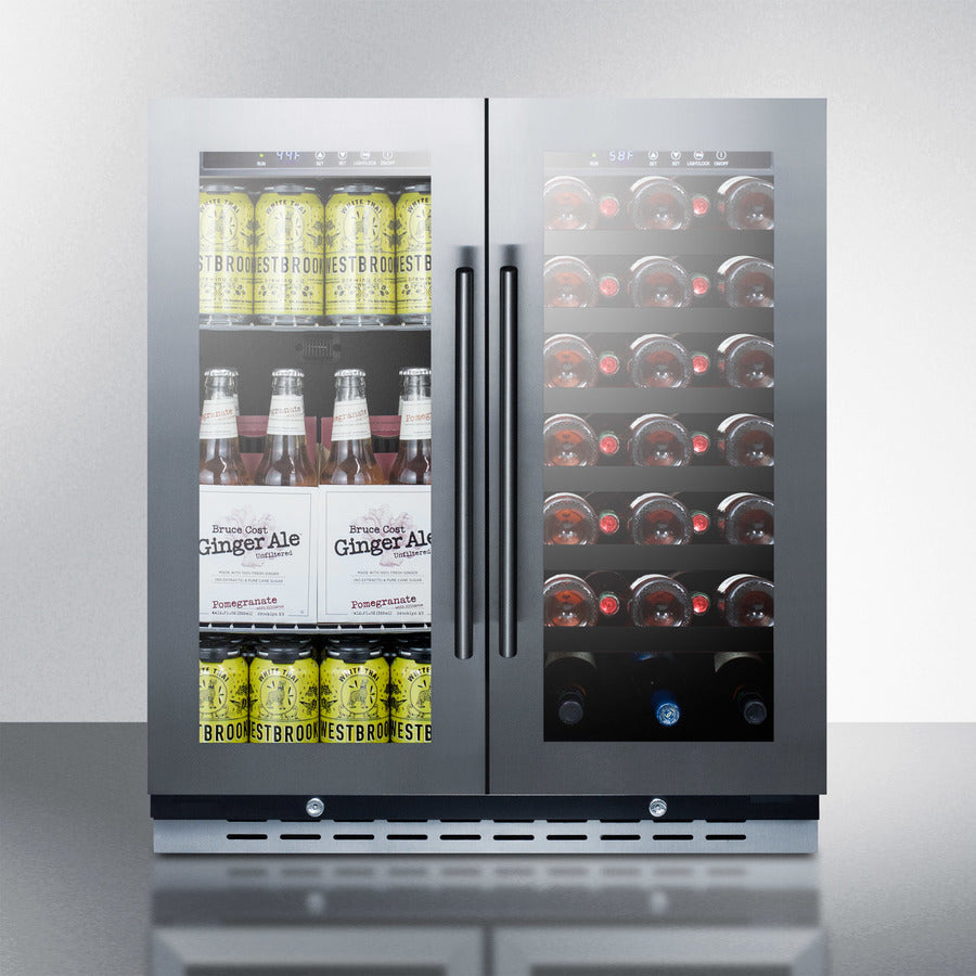 Summit 30" Wide Built-In Wine/Beverage Center 