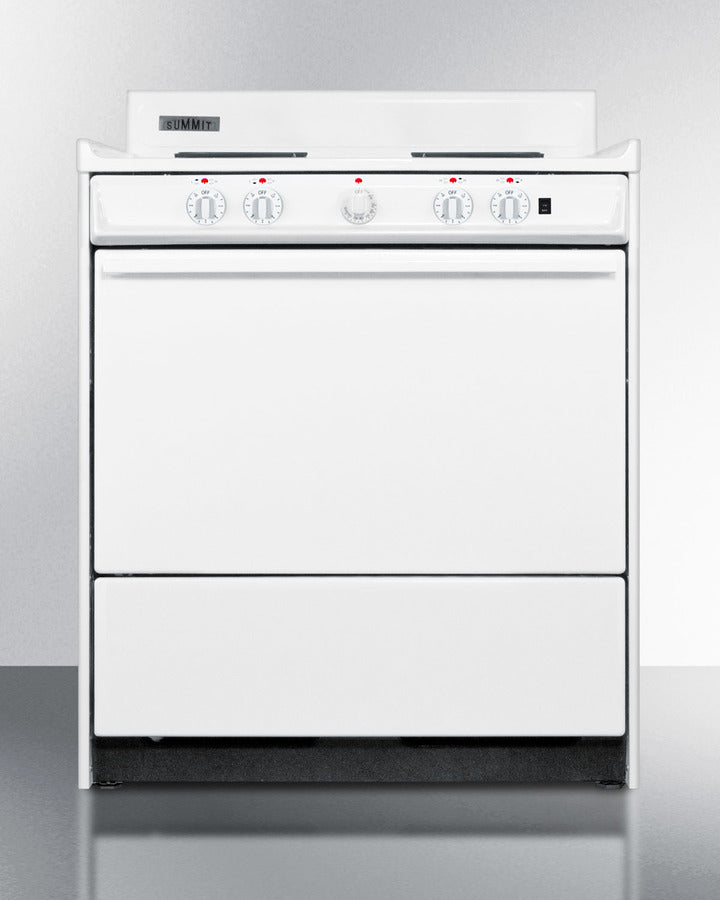 Summit 30" Wide Electric Coil Top Range 