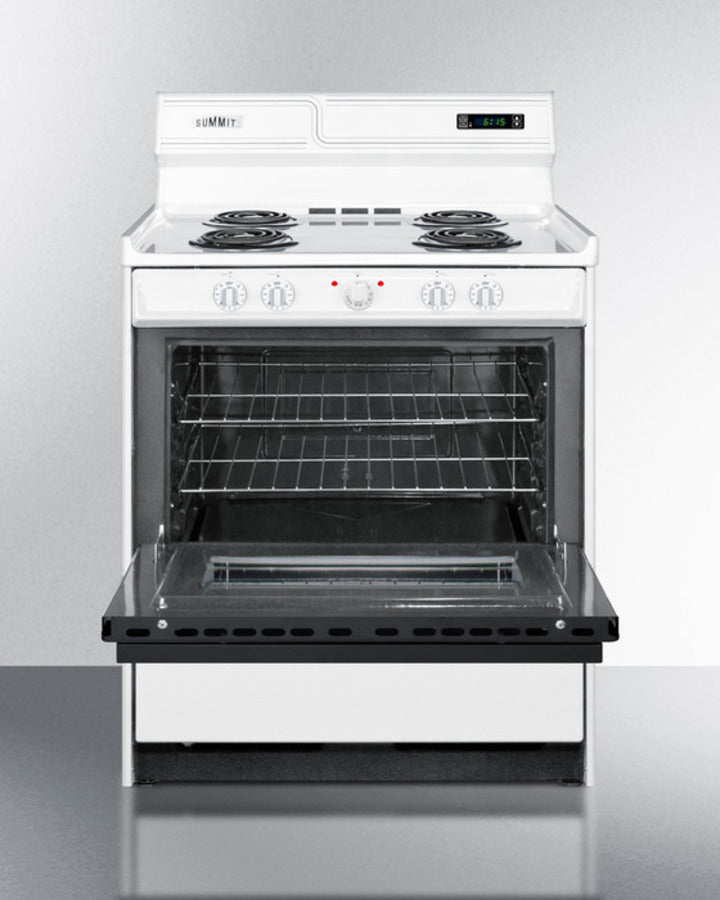 Summit 30" Wide Electric Coil Top Range 