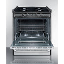 Summit 30" Wide Gas Range, Open Burners 