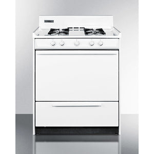 Summit 30" Wide Gas Range 