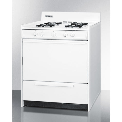 Summit 30" Wide Gas Range 