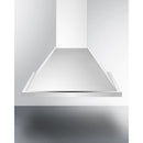 Summit 30" Wide Wall-Mounted Range Hood in Stainless Steel