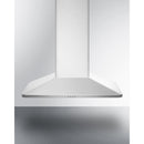 Summit 30" Wide Wall-Mounted Range Hood in Stainless Steel