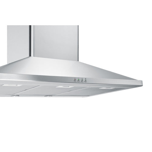 Summit 30" Wide Wall-Mounted Range Hood in Stainless Steel