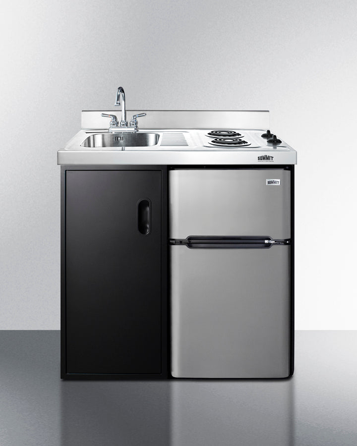 Summit 36" Wide All-In-One Kitchenette Front