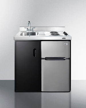 Summit 36" Wide All-In-One Kitchenette Front