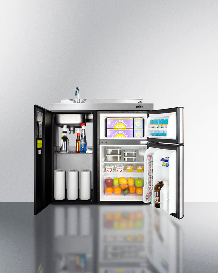 Summit 36" Wide All-In-One Kitchenette Full
