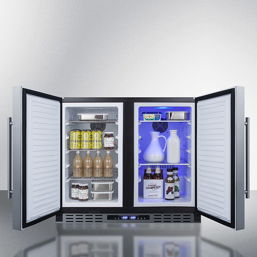 Summit 36" Wide Built-In Refrigerator-Freezer ADA Compliant
