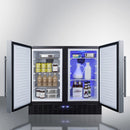 Summit 36" Wide Built-In Refrigerator-Freezer