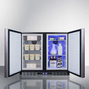 Summit 36" Wide Built-In Refrigerator-Freezer with Integrated Door Frame ADA Compliant