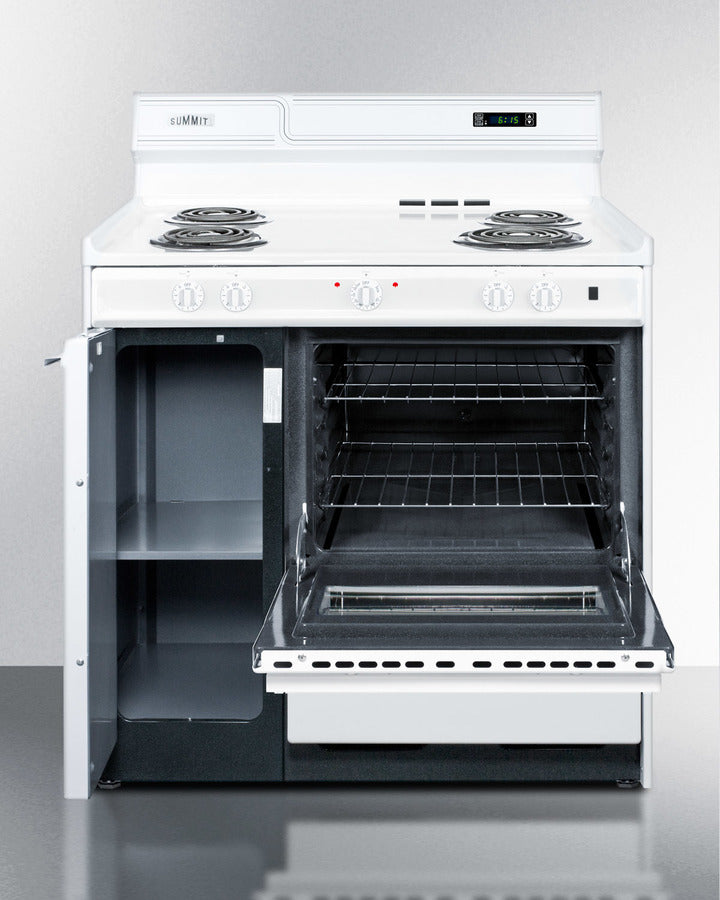 Summit 36" Wide Electric Coil Top Range