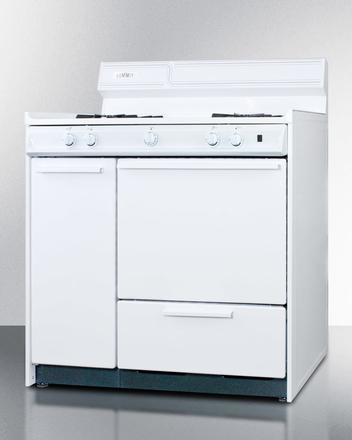 Summit 36" Wide Gas Range 