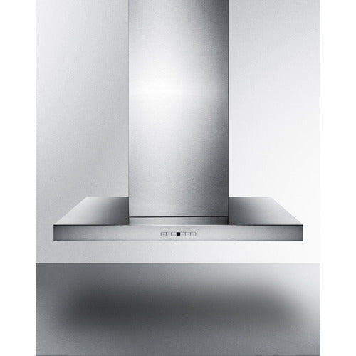 Summit 36" Wide Island Hood in Stainless Steel