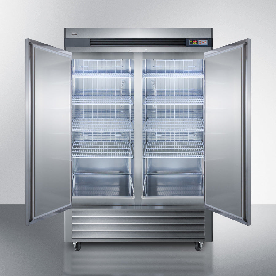 Summit 49 Cu.Ft. Frost-Free Reach-In Two-Door All-Freezer