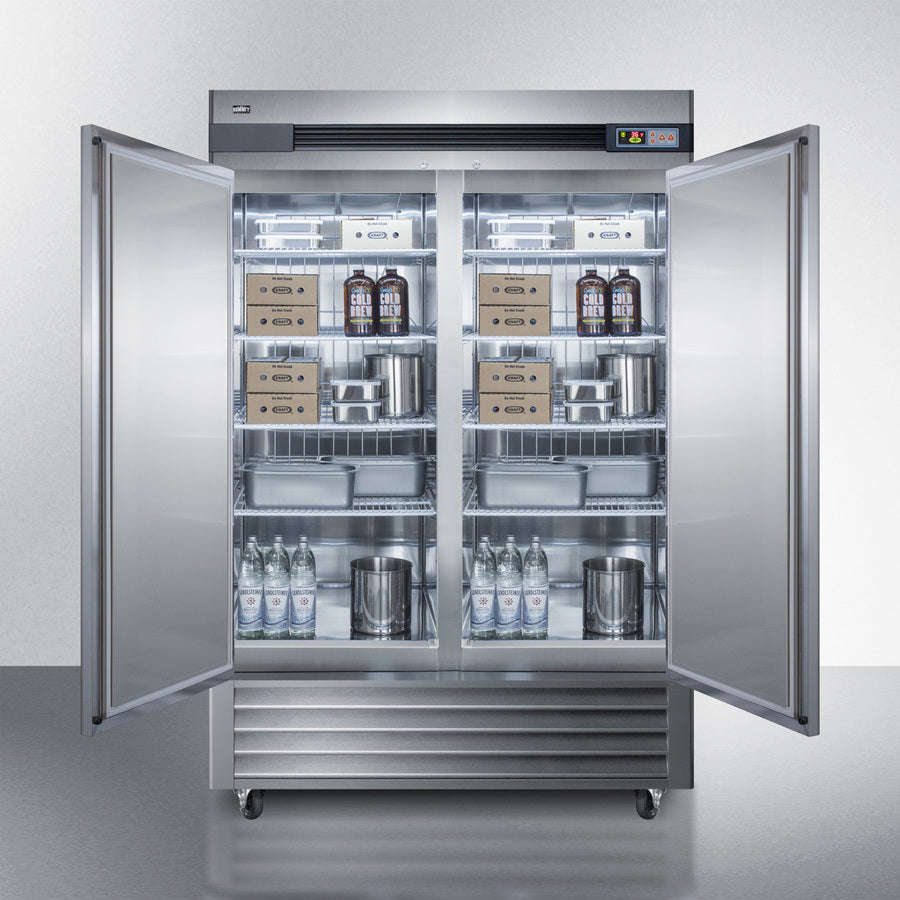 Summit 49 Cu.Ft. Reach-In Two-Door Refrigerator