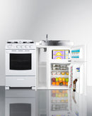 Summit 54" Wide All-in-One Kitchenette with Gas Range Full