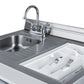 Summit 60" Wide All-in-One Kitchenette with Electric Coil Range Details