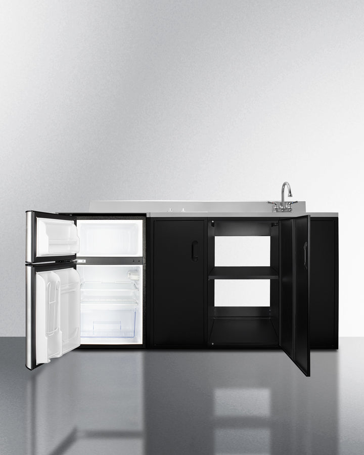 Summit 72" Wide All-In-One Kitchenette ADA Counter Height