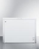 Summit 9 Cu.Ft. Chest Freezer with Stainless Steel Corner Protectors