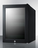 Summit BeautiFridge Cosmetics Cooler with Mint Shelving and Tinted Glass Door