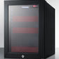 Summit BeautiFridge Cosmetics Cooler with Ruby Shelving and Glass Door