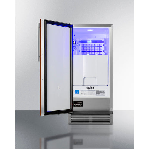 Summit Built-In 50 lb. Clear Icemaker 